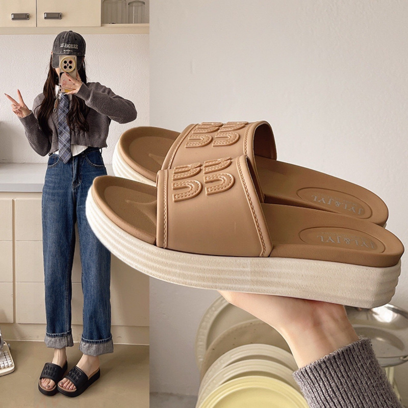 Sieviešu sandales vasarai 2025 ar paaugstinātu platformu, mīksta zole, retro stils, PVC augšējā daļa un PVC zole, iekšējais materiāls: super šķiedra