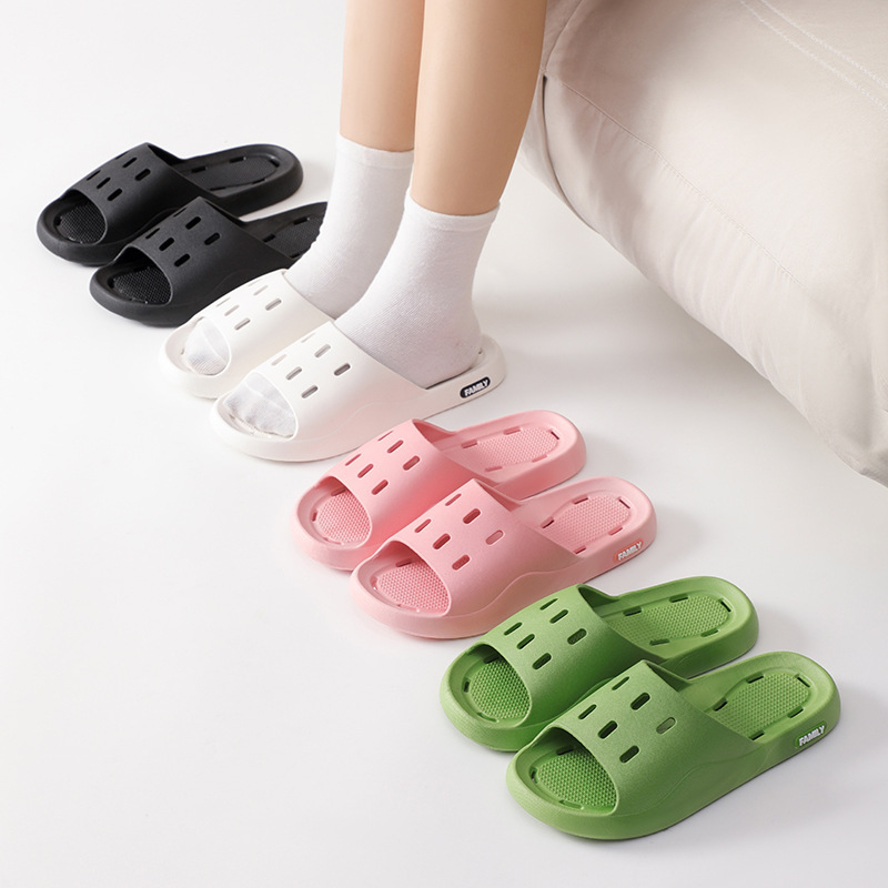 Ženske unutarnje PVC papuče — potplat s injekcijskim oblikovanjem, brzo sušenje, prozračne, protuklizne