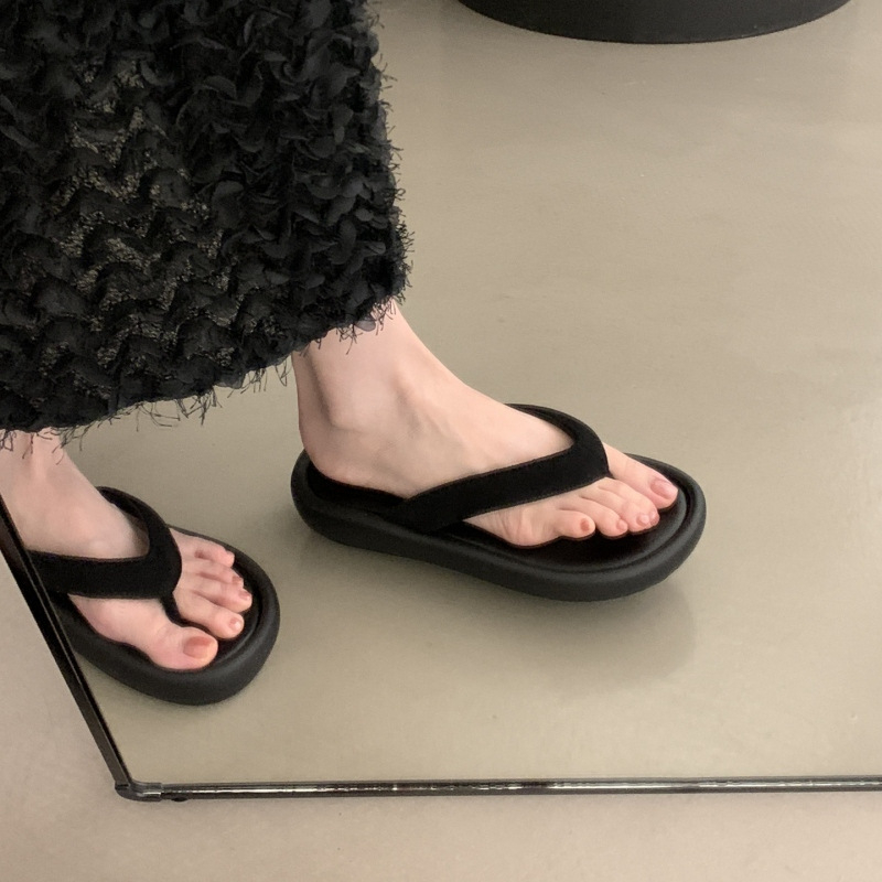 Ženski leopard print flip-flopovi; gornji dio: Xi Shi baršun; potplat: guma; debljina potplata: 0–3 cm; stil: korejska verzija; sezona: ljeto 2025