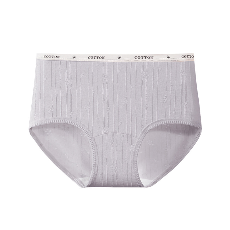 Djevojačke pamučne gaćice, srednji pojas, žakard tkanina, 40-count pamuk, podstava od pamuka 100%, S3592#