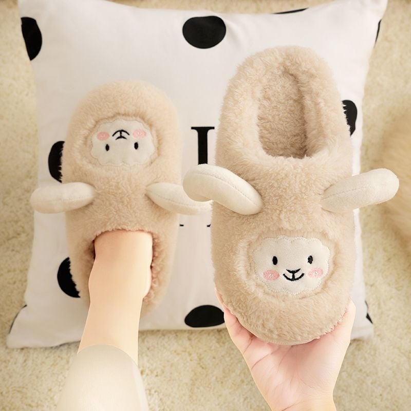 Siltas kokvilnas čības ar fleece oderi, augsta aizmugure, anti-slip bieza zole, iekšējai un ārējai lietošanai (sievietēm un vīriešiem)