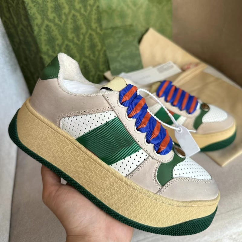 Ženske casual tenisice s debelim đonom, niski gornji dio od platna, vezanje šnura, gumeni potplat, podstava od ovčje kože