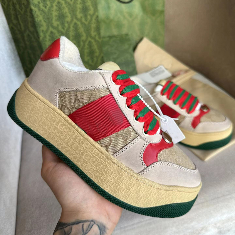 Ženske casual tenisice s debelim đonom, niski gornji dio od platna, vezanje šnura, gumeni potplat, podstava od ovčje kože