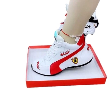 Visoke kožne tenisice s fleec podstavom, izvezenim motivom sretne ptice, mekani đon