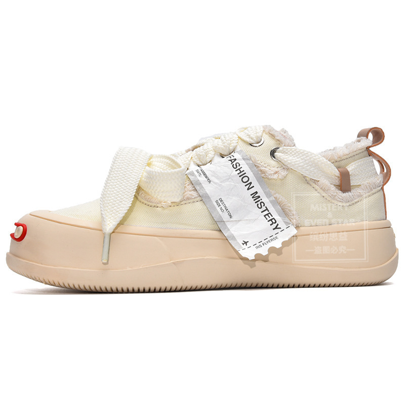 Női vászon sneakers | vászon felsőrész, gumi talp, vulkanizált konstrukció, belső szintetikus bőr, koreai stílus