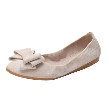 Sieviešu balerīnas ar asas purnas, mīksta velūra augšdaļa, iekšējā ādas odere, teļa cīpslas zole, plakanais papēdis