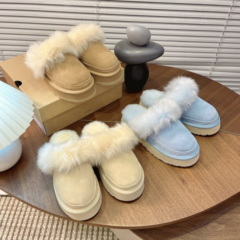 Ženske zimske čizme s kožnim gornjim dijelom, vunenom podstavom, EVA potplat, debela potplata, srednja visina potkoljenice