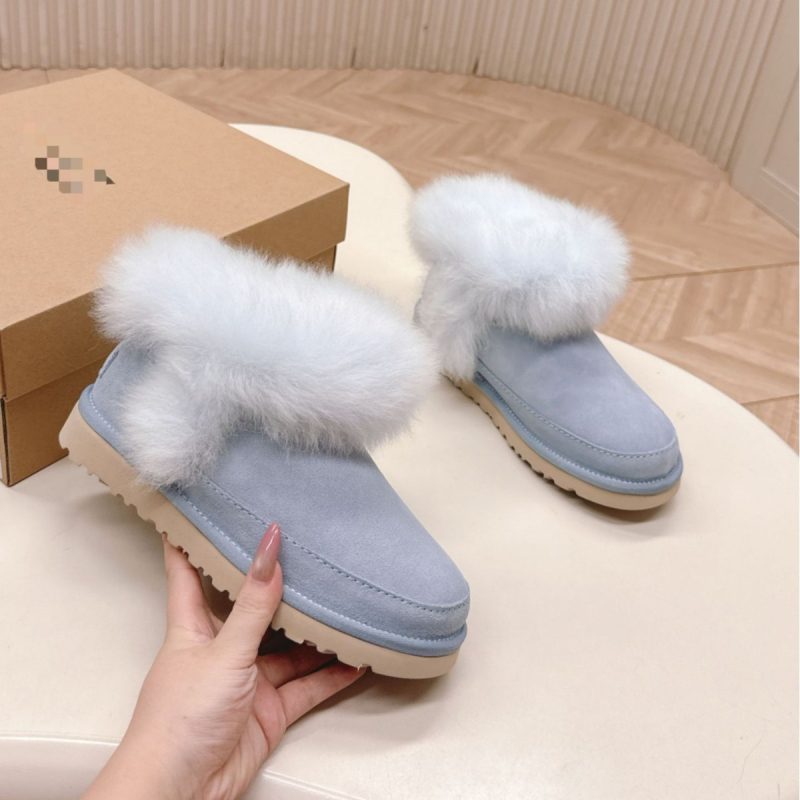 Ženske zimske čizme s kožnim gornjim dijelom, vunenom podstavom, EVA potplat, debela potplata, srednja visina potkoljenice