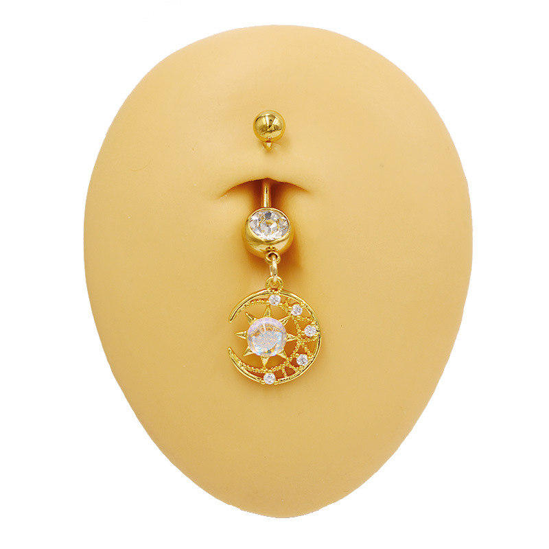 Prsten pupka, unisex, srcolik dizajn, cinkova legura, prilagodljivo