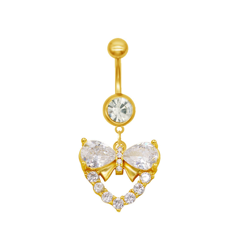 Prsten pupka, unisex, srcolik dizajn, cinkova legura, prilagodljivo