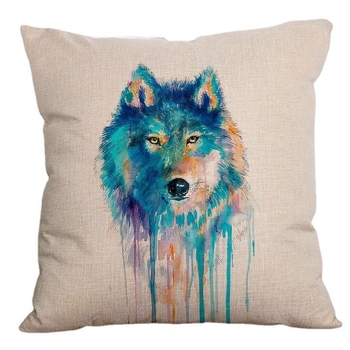 Pamut-len párnahuzat, nyomtatott mintázat 10122, modern stílus, testreszabható, töltet nélkül