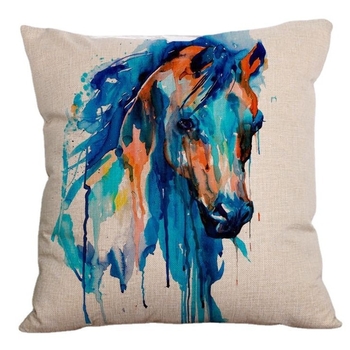 Pamut-len párnahuzat, nyomtatott mintázat 10122, modern stílus, testreszabható, töltet nélkül