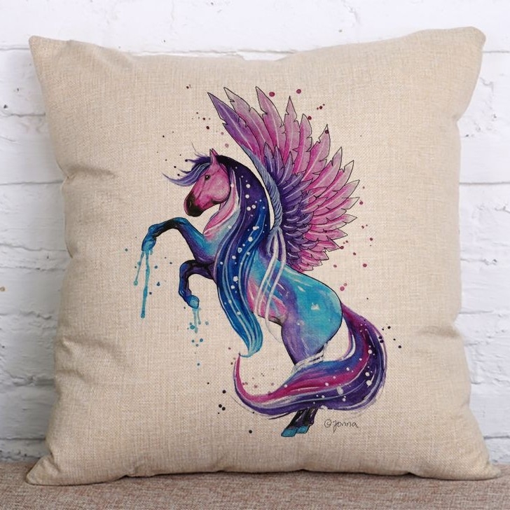 Pamut-len párnahuzat, nyomtatott mintázat 10122, modern stílus, testreszabható, töltet nélkül