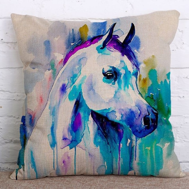 Pamut-len párnahuzat, nyomtatott mintázat 10122, modern stílus, testreszabható, töltet nélkül