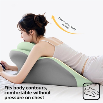 Hasaló alvó párna derék- és nyaktámasztással — pamut huzat, szivacstöltet, minimalist stílus, testreszabható