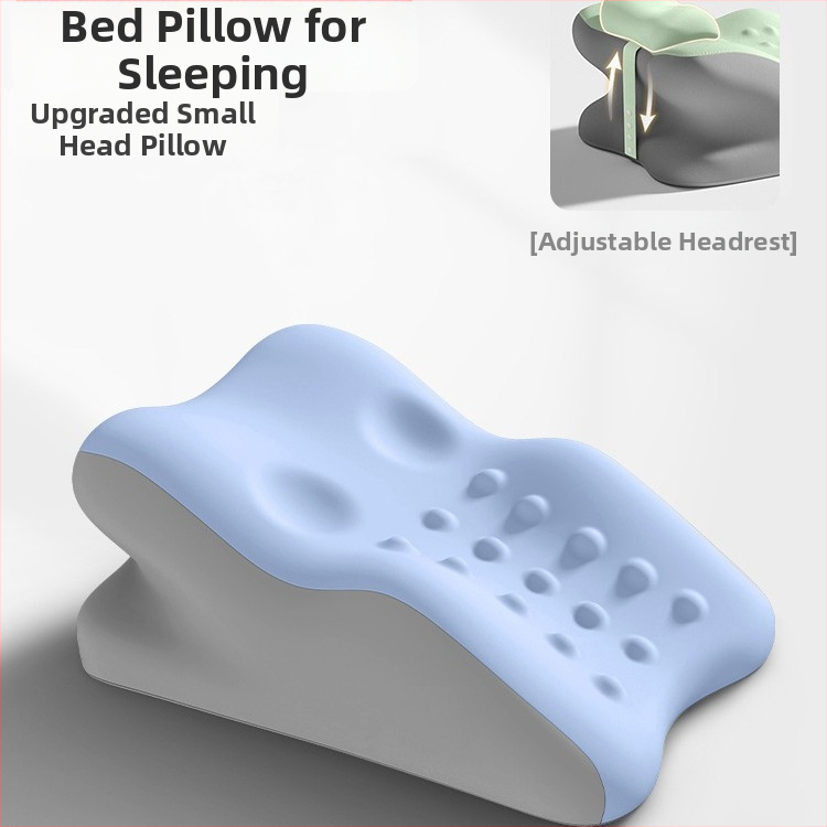 Hasaló alvó párna derék- és nyaktámasztással — pamut huzat, szivacstöltet, minimalist stílus, testreszabható