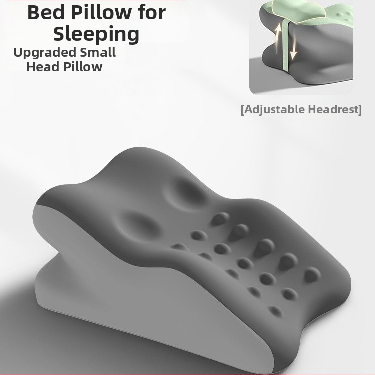 Hasaló alvó párna derék- és nyaktámasztással — pamut huzat, szivacstöltet, minimalist stílus, testreszabható