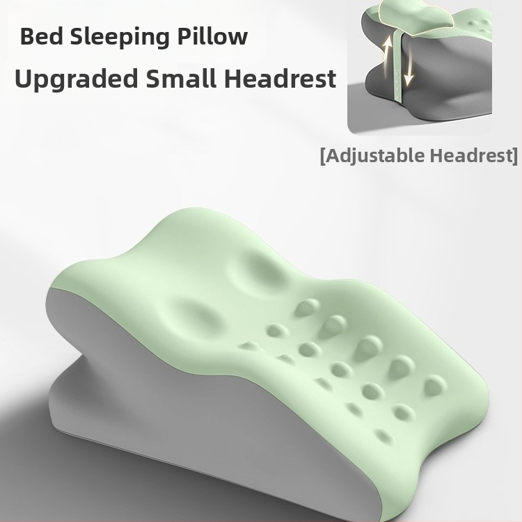 Hasaló alvó párna derék- és nyaktámasztással — pamut huzat, szivacstöltet, minimalist stílus, testreszabható