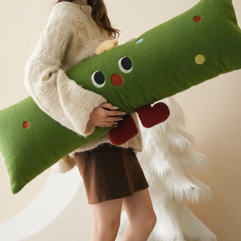 Párna biopamut fleece borítással, töltet toll-pamut, hímzett és quiltelt karikatúra állatos mintával, testreszabható hímzés