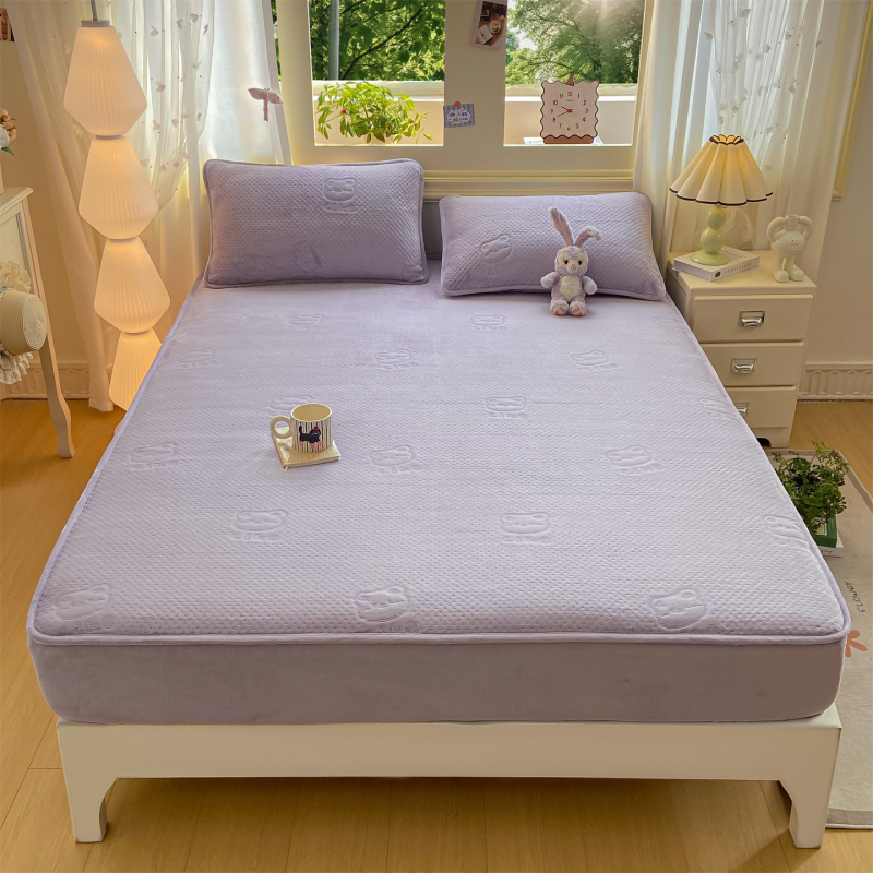 3-dijelni set posteljine od poliestera, prešiven, reaktivno bojano, 300–500 g, moderni minimalistički stil