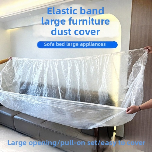 Vienreizējās lietošanas LDPE putekļu aizsargs dīvānam ar elastīgu auklu – pilna aizsardzība dīvānam, gultai un augšējai gultai studentu viesnīcā