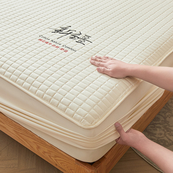 Elastična quiltirana plahta za tatami madrac, od 100% pamuka, protuklizna i zaštita od prašine