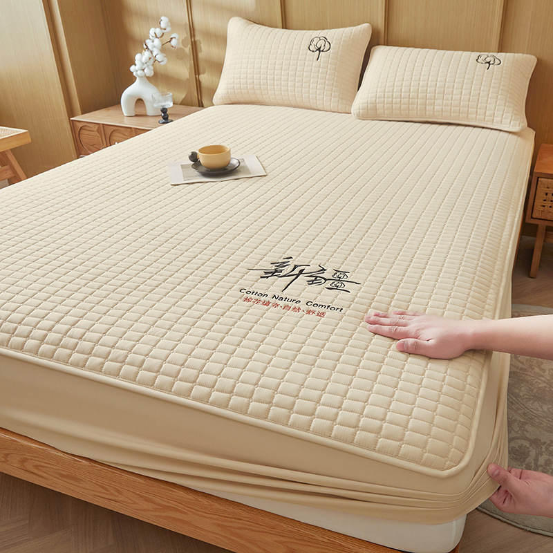 Elastična quiltirana plahta za tatami madrac, od 100% pamuka, protuklizna i zaštita od prašine