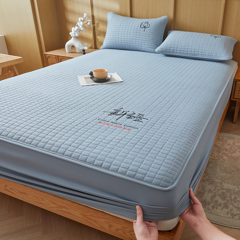 Elastična quiltirana plahta za tatami madrac, od 100% pamuka, protuklizna i zaštita od prašine