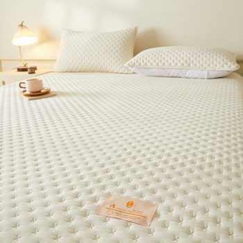 Elastični plisirani plašt od oprane pamučne, quilted debeli, protuklizan, zaštitni pokrivač madraca, jedinstven uzorak, reaktivno bojanje