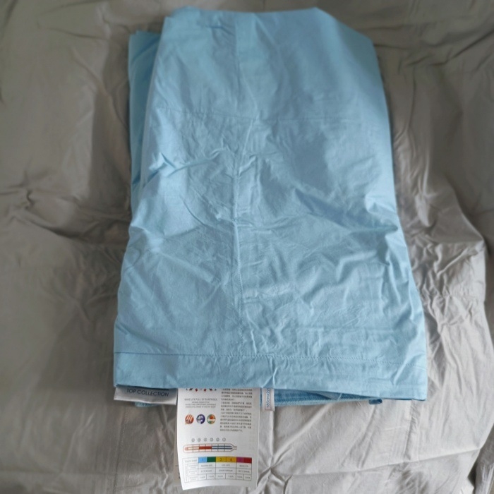 Tekikott — 100% puuvill, Lõngade arv: 100, Kanga kaal: 1000–1500 g, Kudumisprotsess: lihtne kude, Trükkimine ja värvimine: reaktiivne trükkimine ja värvimine