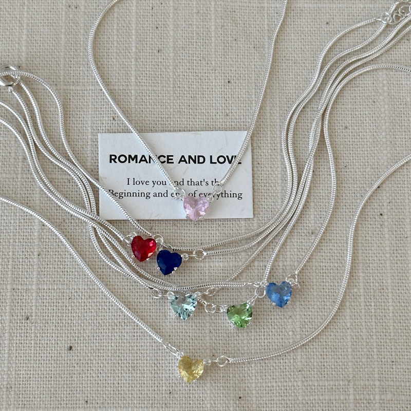 Sudraba potītes rokassprādze ar sirds dizainu, gaišā luksusa stils, Shu Decoration