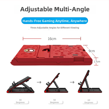 Nintendo Switch stovas su įkrovimo baze – Lokpad Switch, nešiojamas, sulankstomas, reguliuojamas aušinimas, PC