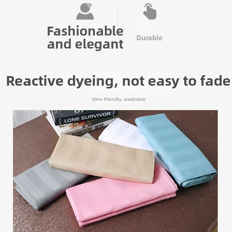 Posteľ masážny stol pre kozmetický salón s dierkami, polyester, pruhovaný vzor, hladká väzba, digitálna tlač