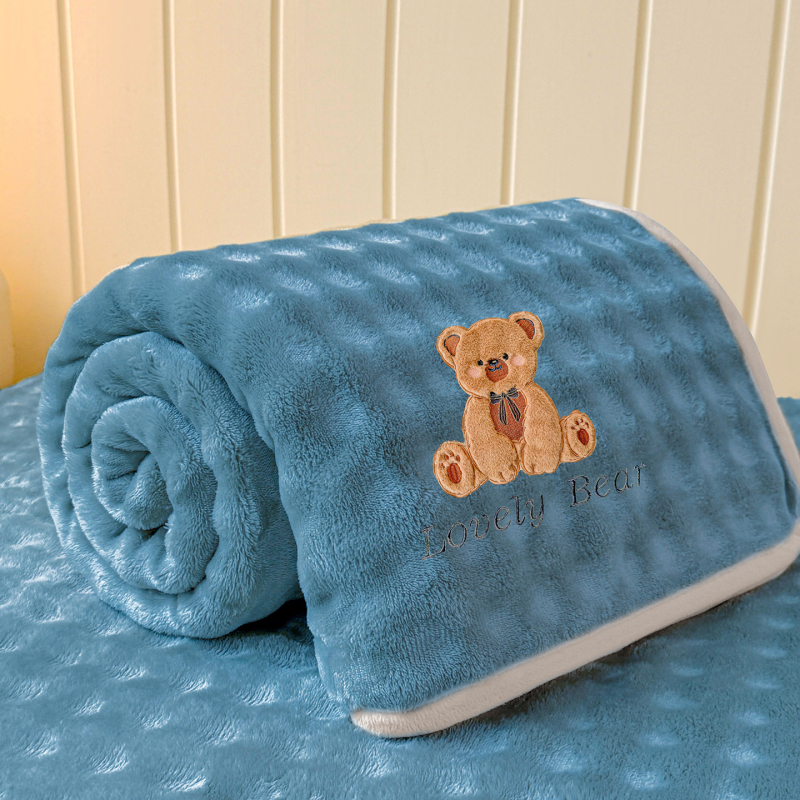 Tej-velúr ágyneműhuzat, 3 részes készlet, egyszínű minta, reaktív nyomtatás és festés, téli melegség