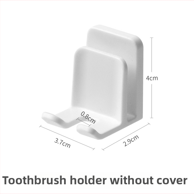 Hamba harja hoidja - seinale kinnitatav, puurimistvaba, plastikust, tolmukindel, kaasiga
