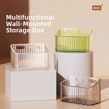 Sienas uzstādāms kosmētikas uzglabāšanas grozs vannas istabai, bez urbšanas, plastmasas, mūsdienīgs stils (Uzstādīšana: bez urbšanas; Materiāls: plastmasa; Modelis: sienas uzglabāšanas grozs kosmētikai; Svars: 1 kg)