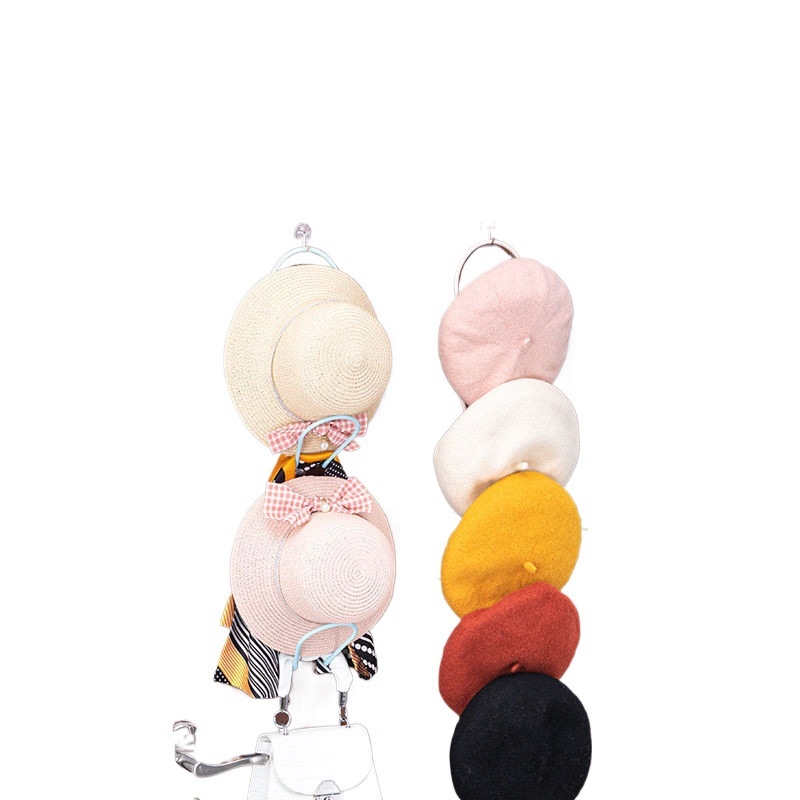 Organizator za kapu, plastični, s jednim kukom, moderan minimalistički stil (maksimalno opterećenje 0-1 kg)