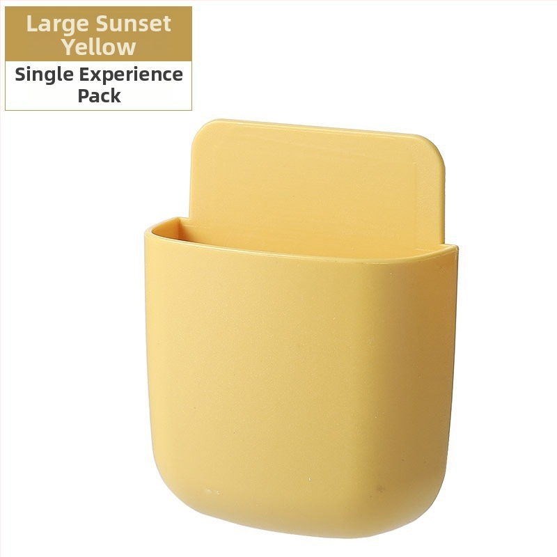 Tālruņa tālvadības pults uzglabāšanas kastīte ar sienas stiprinājumu TV/AC; naktsgaldā uzlādes plaukts mobilajiem tālruņiem; PP plastmasa, modelis Ykqsnh; funkcija: uzglabāšana; stils: moderns minimālisms