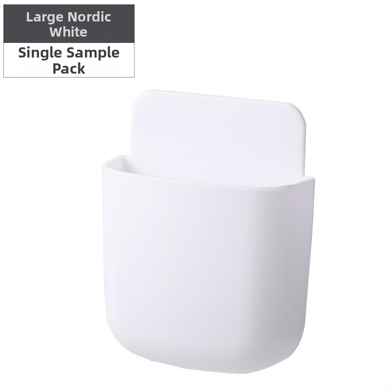 Tālruņa tālvadības pults uzglabāšanas kastīte ar sienas stiprinājumu TV/AC; naktsgaldā uzlādes plaukts mobilajiem tālruņiem; PP plastmasa, modelis Ykqsnh; funkcija: uzglabāšana; stils: moderns minimālisms