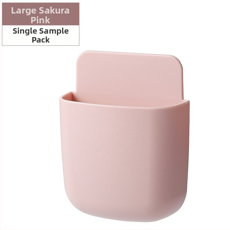 Tālruņa tālvadības pults uzglabāšanas kastīte ar sienas stiprinājumu TV/AC; naktsgaldā uzlādes plaukts mobilajiem tālruņiem; PP plastmasa, modelis Ykqsnh; funkcija: uzglabāšana; stils: moderns minimālisms