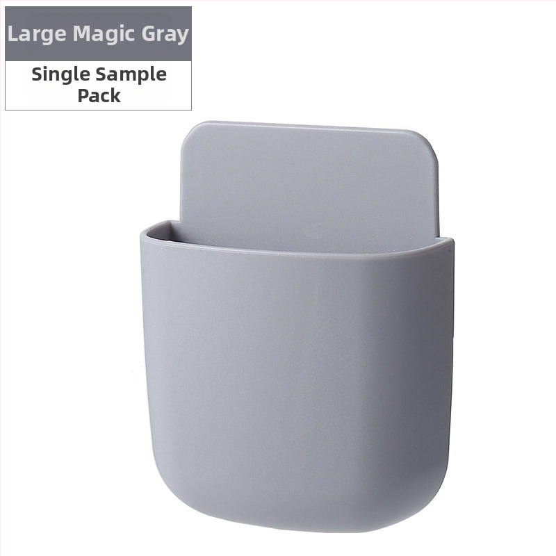 Tālruņa tālvadības pults uzglabāšanas kastīte ar sienas stiprinājumu TV/AC; naktsgaldā uzlādes plaukts mobilajiem tālruņiem; PP plastmasa, modelis Ykqsnh; funkcija: uzglabāšana; stils: moderns minimālisms