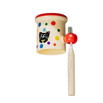 Magneetiline hambaharjatu hoidja seinale kinnitatav peeglikapi all, plastikust, puurivaba paigaldus, hambapastapressimise funktsioon