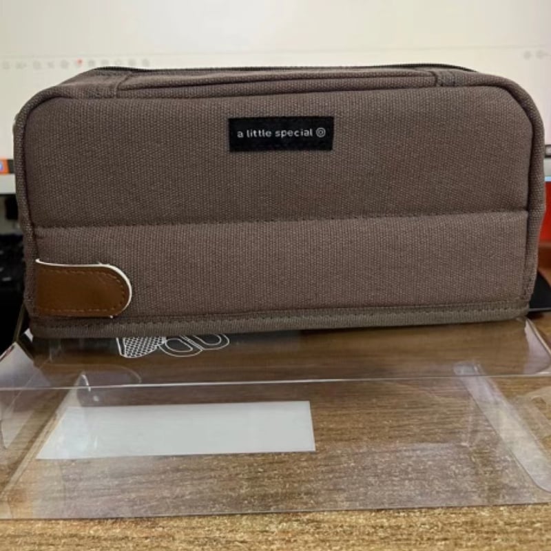 Kokuyo pieštukų dėklas su stovu, daugiafunkcinė mokyklinė kanceliarinė dėžutė, poliesteris, universalus, madingas stilius