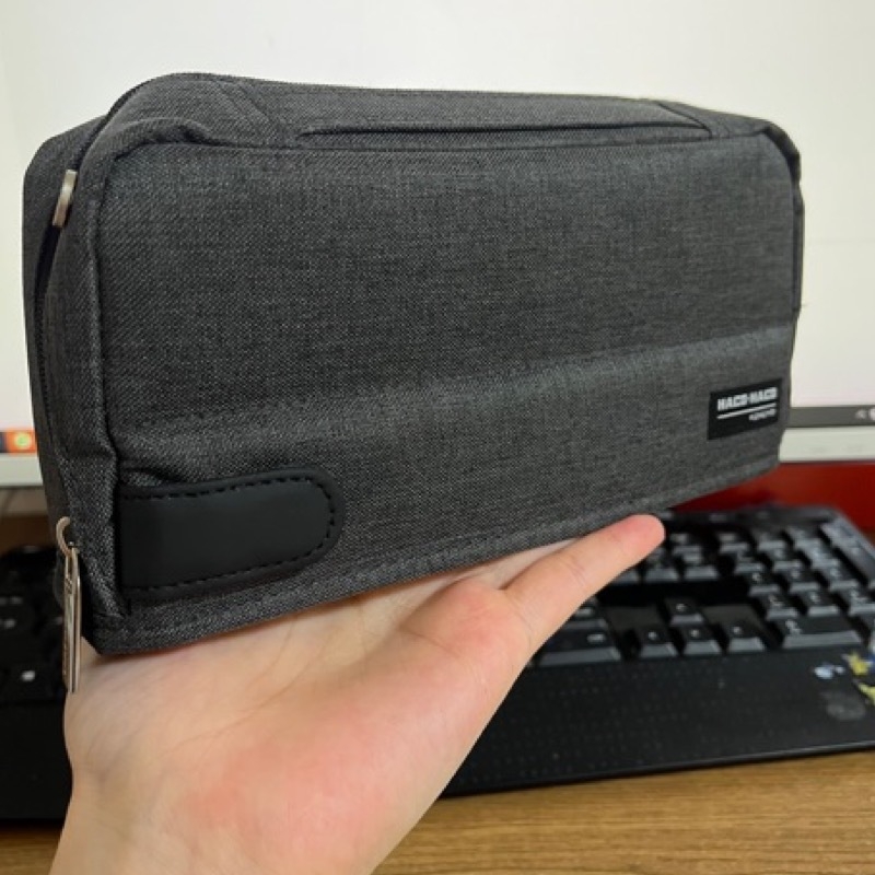 Kokuyo pieštukų dėklas su stovu, daugiafunkcinė mokyklinė kanceliarinė dėžutė, poliesteris, universalus, madingas stilius