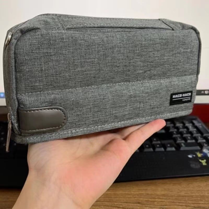 Kokuyo pieštukų dėklas su stovu, daugiafunkcinė mokyklinė kanceliarinė dėžutė, poliesteris, universalus, madingas stilius