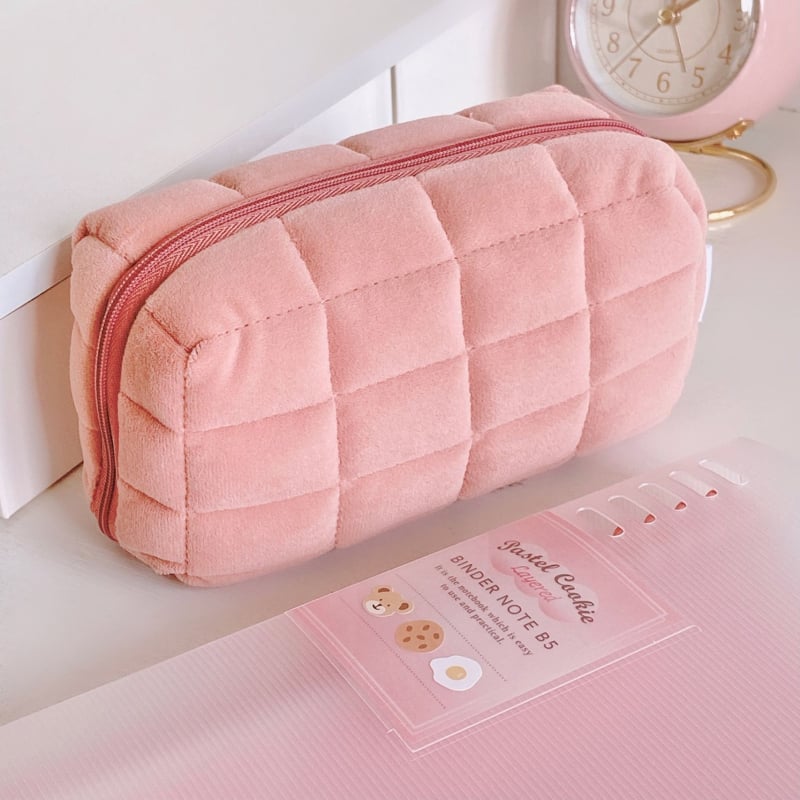 Kokuyo pieštukų dėklas su stovu, daugiafunkcinė mokyklinė kanceliarinė dėžutė, poliesteris, universalus, madingas stilius