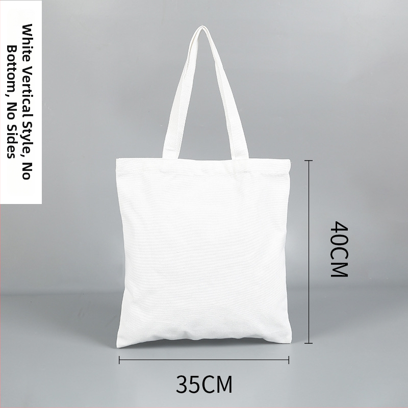 Τσάντα Tote από καμβά με προσωποποιημένο λογότυπο, μηχανική εκτύπωση, κάτω και πλευρές, γενική χρήση συσκευασίας