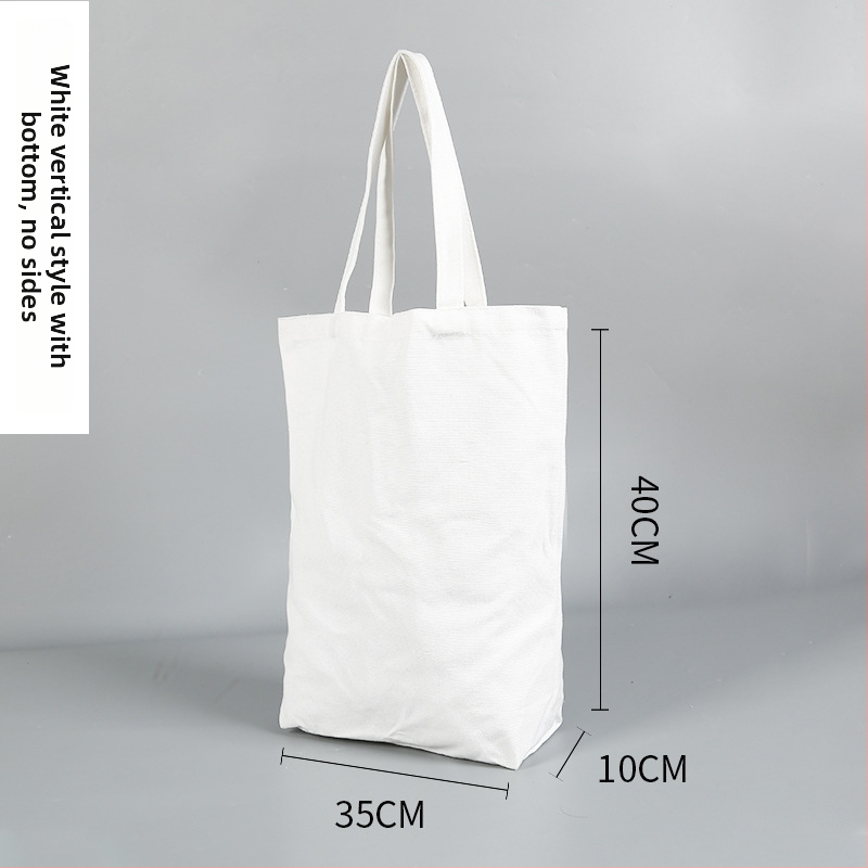 Τσάντα Tote από καμβά με προσωποποιημένο λογότυπο, μηχανική εκτύπωση, κάτω και πλευρές, γενική χρήση συσκευασίας