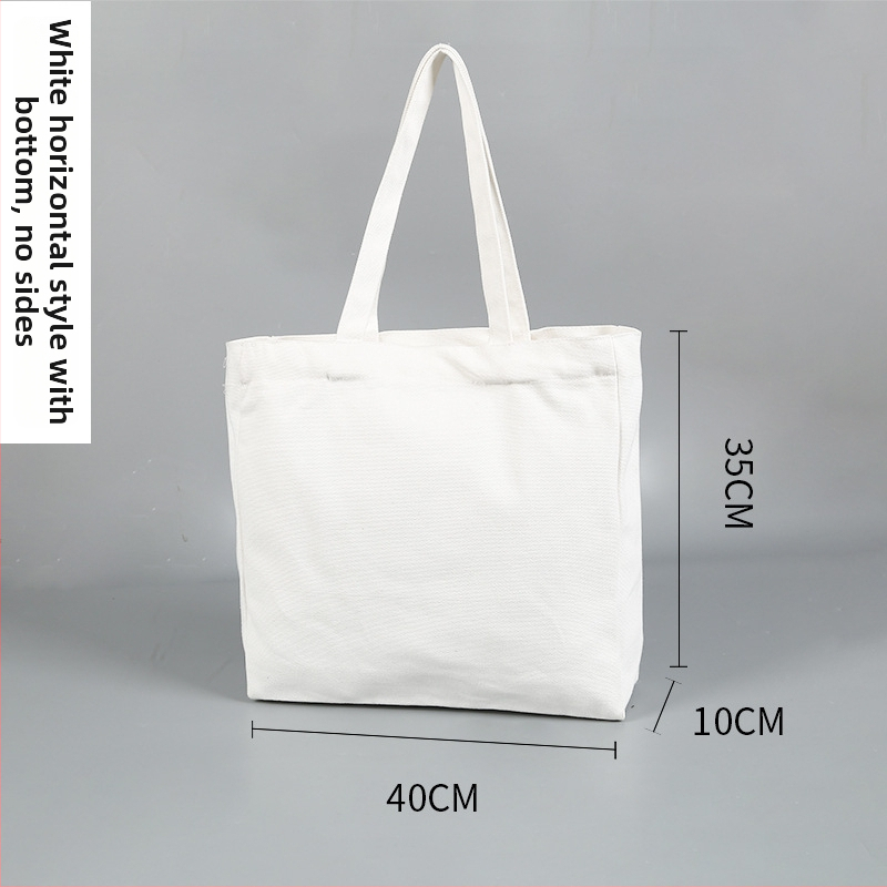 Τσάντα Tote από καμβά με προσωποποιημένο λογότυπο, μηχανική εκτύπωση, κάτω και πλευρές, γενική χρήση συσκευασίας