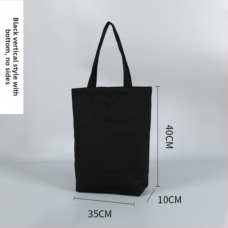 Τσάντα Tote από καμβά με προσωποποιημένο λογότυπο, μηχανική εκτύπωση, κάτω και πλευρές, γενική χρήση συσκευασίας